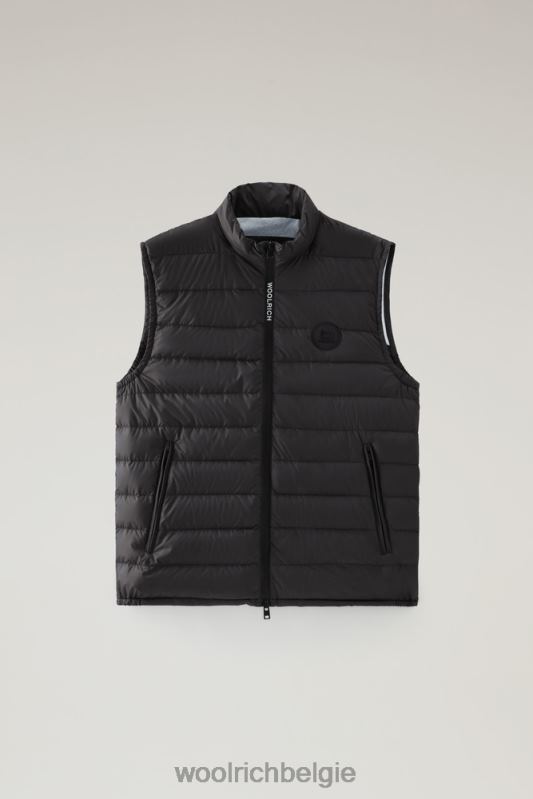 gewatteerd en gewatteerd Sundance-vest Woolrich Heren 8TTN0611 zwart kleding