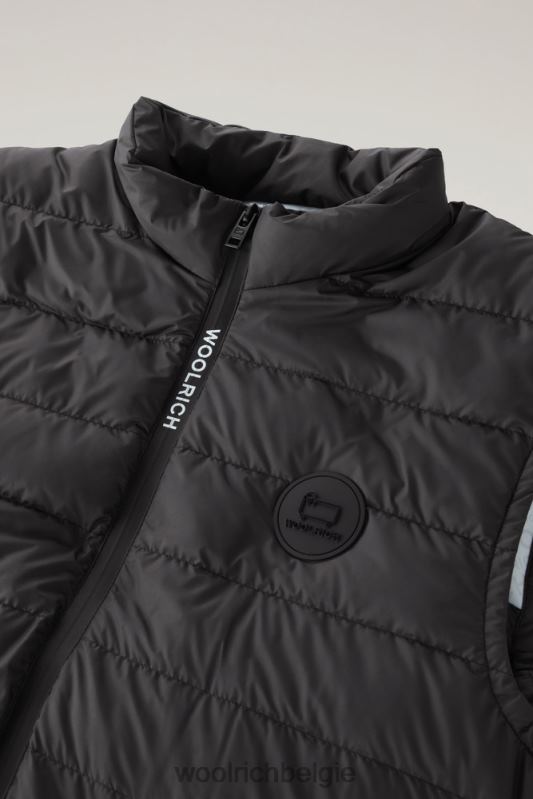 gewatteerd en gewatteerd Sundance-vest Woolrich Heren 8TTN0611 zwart kleding