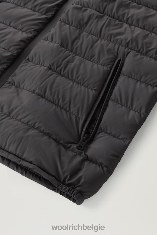 gewatteerd en gewatteerd Sundance-vest Woolrich Heren 8TTN0611 zwart kleding