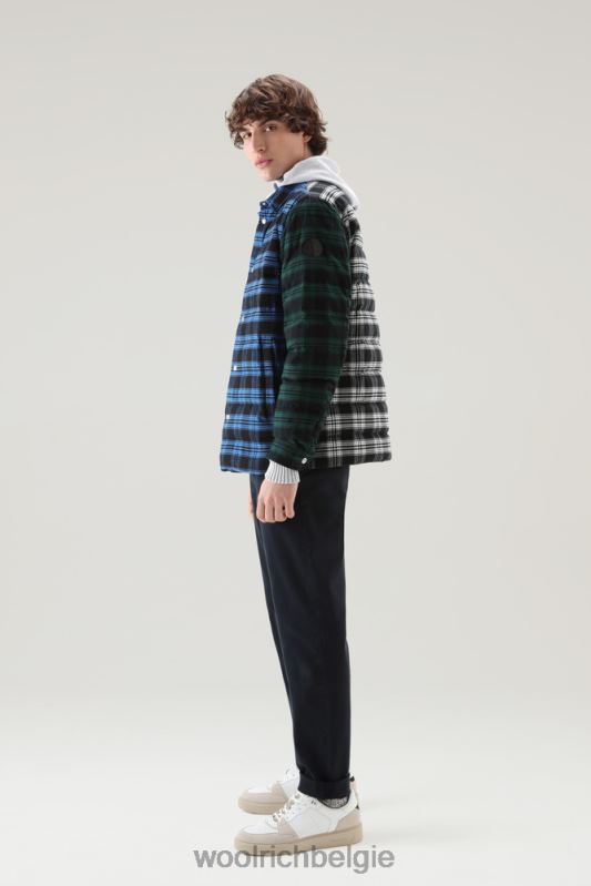 patchwork blauw