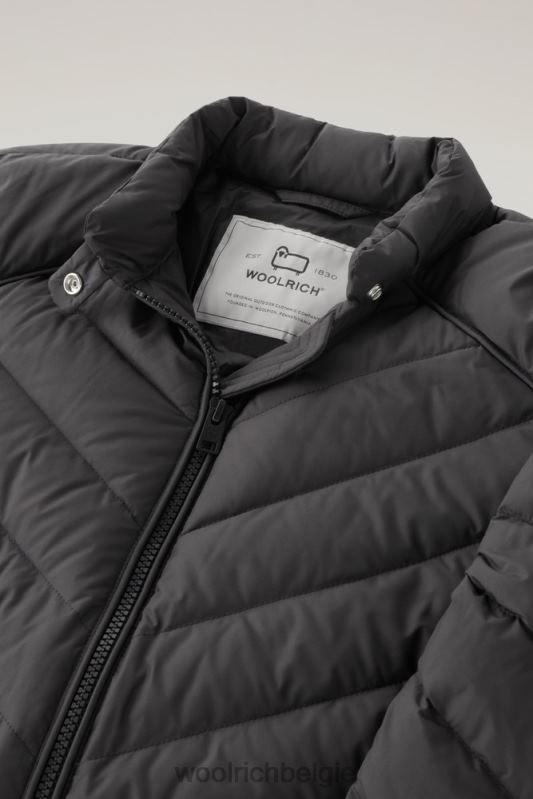 gewatteerd kort jack met chevron-quilt Woolrich vrouwen 8TTN032 zwart kleding