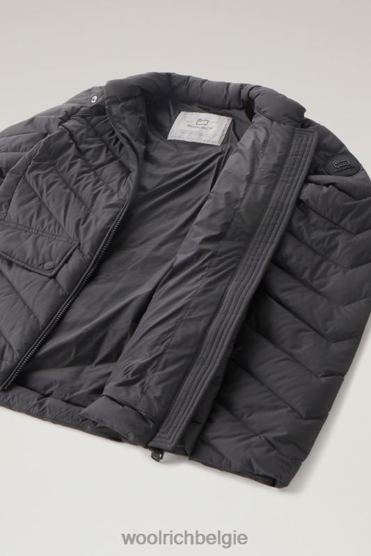 gewatteerd kort jack met chevron-quilt Woolrich vrouwen 8TTN032 zwart kleding