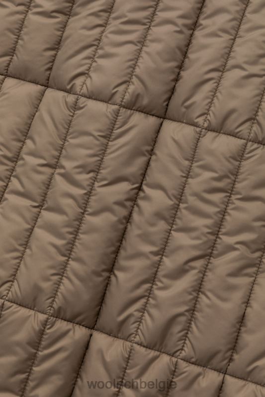 gewatteerd vest van microvezel met zakken-aime leon dore Woolrich Heren 8TTN0769 winter takje kleding
