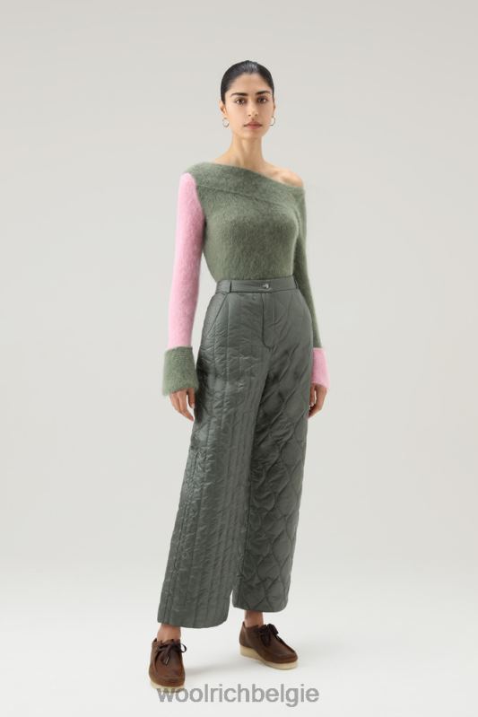 gewatteerde broek-danielle cathari Woolrich vrouwen 8TTN0230 tijm groen kleding