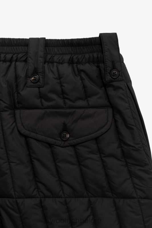 gewatteerde broek van microvezel-aime leon dore Woolrich Heren 8TTN0744 zwart kleding