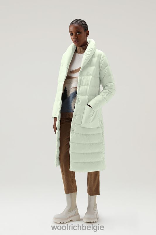 gewatteerde ellis microvezeljas Woolrich vrouwen 8TTN0282 woestijn salie kleding