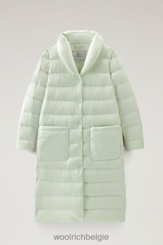 gewatteerde ellis microvezeljas Woolrich vrouwen 8TTN0282 woestijn salie kleding