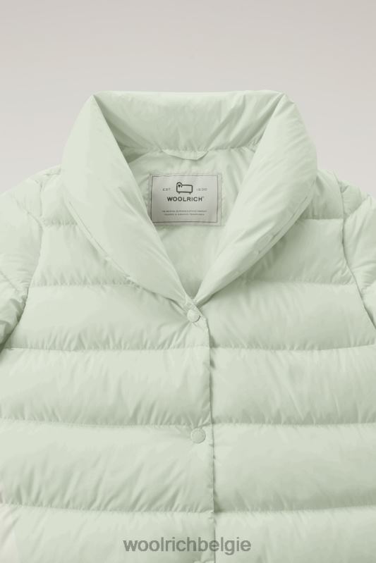 gewatteerde ellis microvezeljas Woolrich vrouwen 8TTN0282 woestijn salie kleding