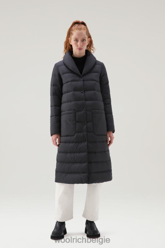 gewatteerde ellis microvezeljas Woolrich vrouwen 8TTN0294 zwart kleding
