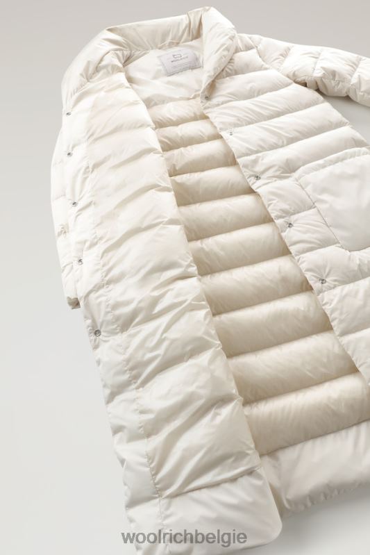 gewatteerde ellis microvezeljas Woolrich vrouwen 8TTN0300 melkachtige crème kleding