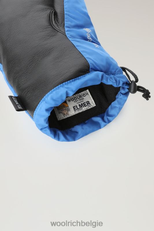 gore-tex tech handschoen met trekkoord Woolrich Heren 8TTN0701 elektrisch koninklijk accessoires