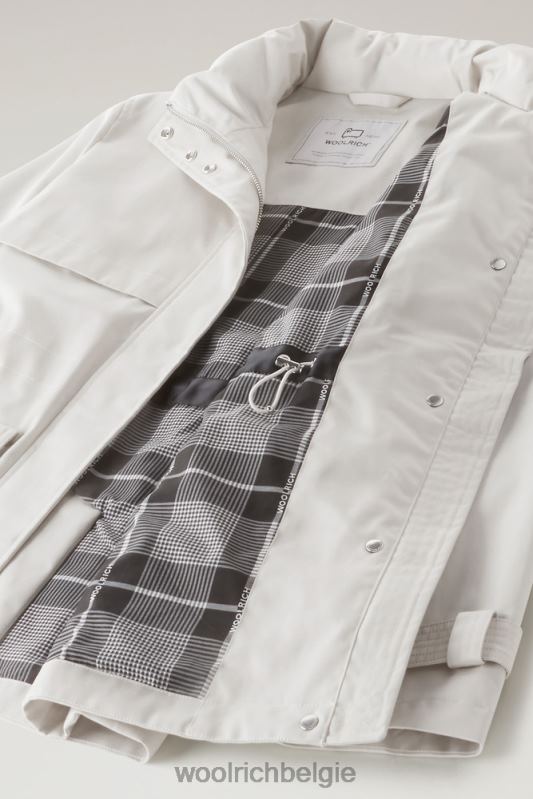 havice veldjas met opvouwbare capuchon Woolrich vrouwen 8TTN067 maansteen kleding