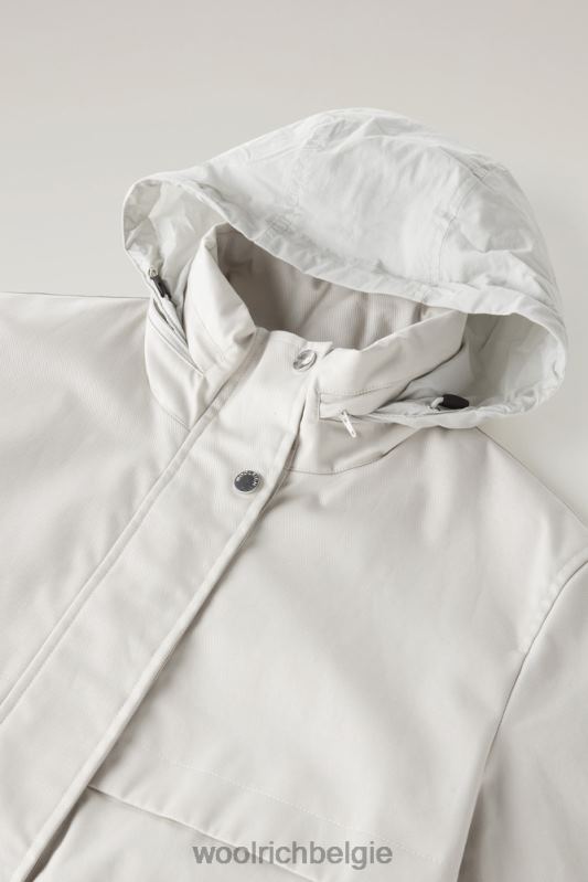 havice veldjas met opvouwbare capuchon Woolrich vrouwen 8TTN067 maansteen kleding