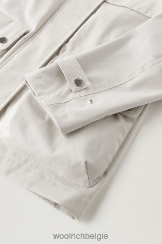 havice veldjas met opvouwbare capuchon Woolrich vrouwen 8TTN067 maansteen kleding