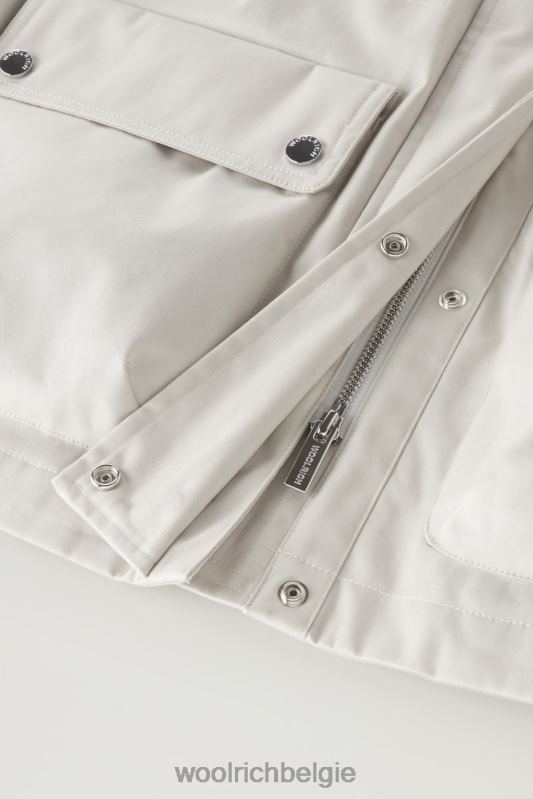 havice veldjas met opvouwbare capuchon Woolrich vrouwen 8TTN067 maansteen kleding