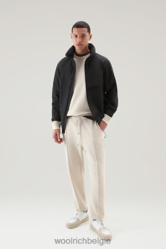 high-tech waterdichte jas van gore-tex infinium met hersluitbare capuchon Woolrich Heren 8TTN0398 zwart kleding