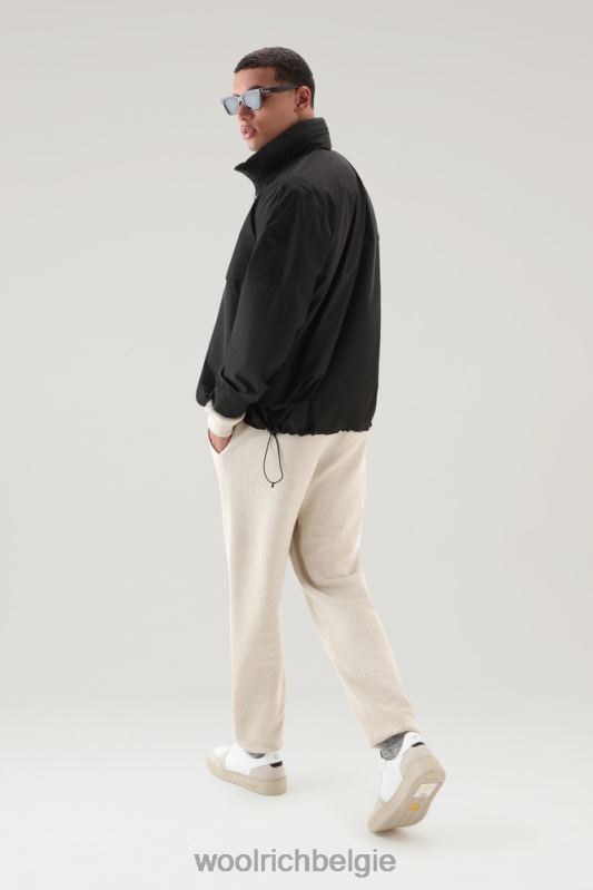 high-tech waterdichte jas van gore-tex infinium met hersluitbare capuchon Woolrich Heren 8TTN0398 zwart kleding