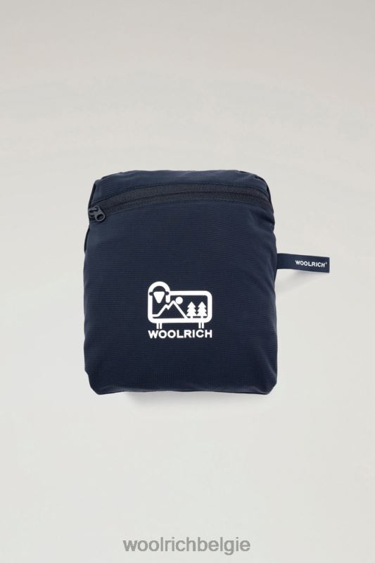hoge ventilatieshort van stretch ripstop Woolrich Heren 8TTN0541 marine kleding