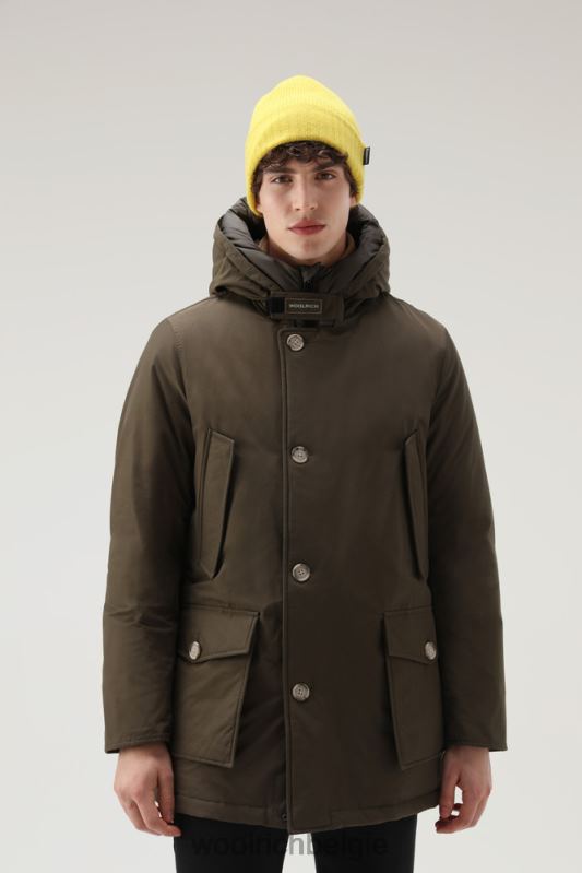 arctische parka van ramar-stof Woolrich Heren 8TTN0817 donkergroen kleding