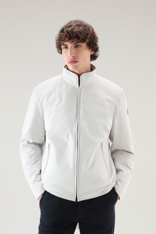 gevoerde zeilbommenwerper Woolrich Heren 8TTN0445 maansteen kleding