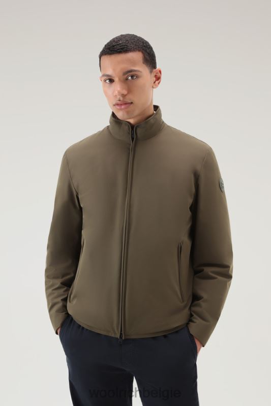 gevoerde zeilbommenwerper Woolrich Heren 8TTN0449 donkergroen kleding