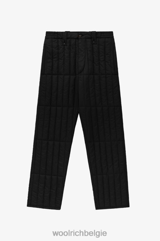 gewatteerde broek van microvezel-aime leon dore Woolrich Heren 8TTN0744 zwart kleding