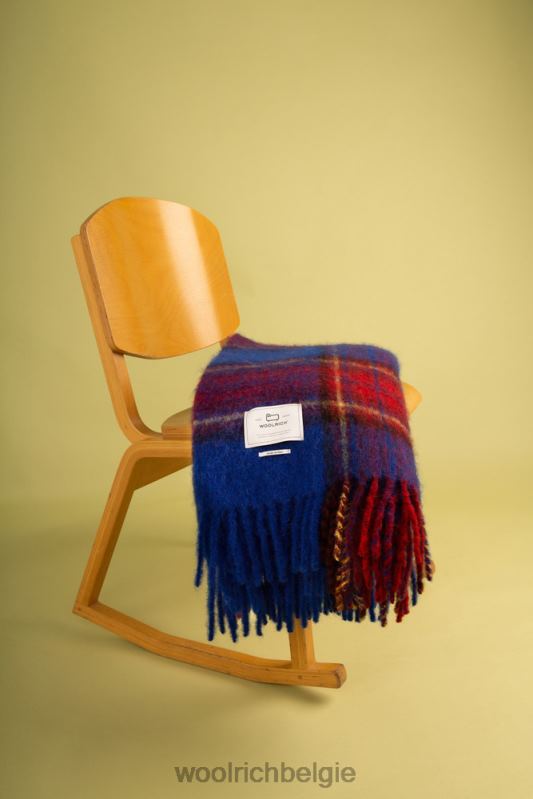 deken van een mix van alpaca, mohair en wol Woolrich unisex 8TTN0246 Koninklijk accessoires