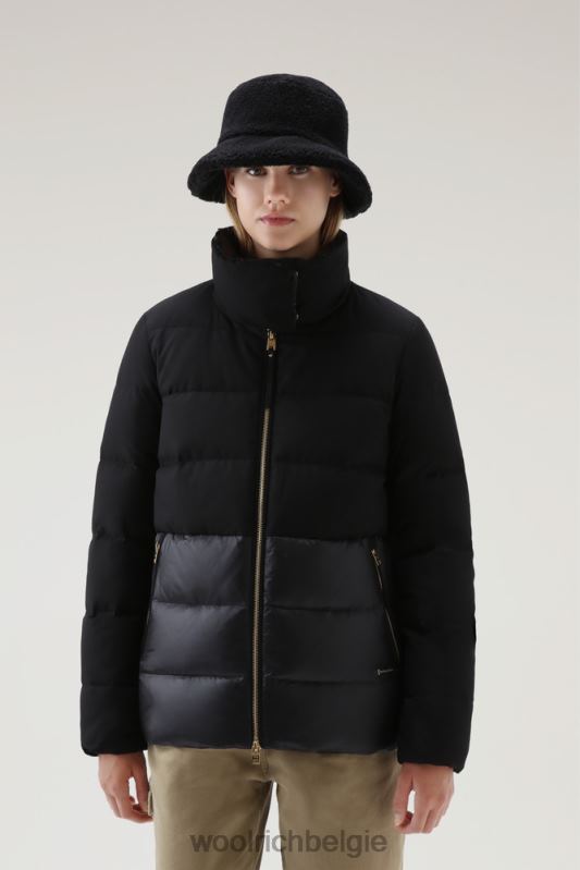 luxe gezwollen jasje Woolrich vrouwen 8TTN0356 zwart kleding