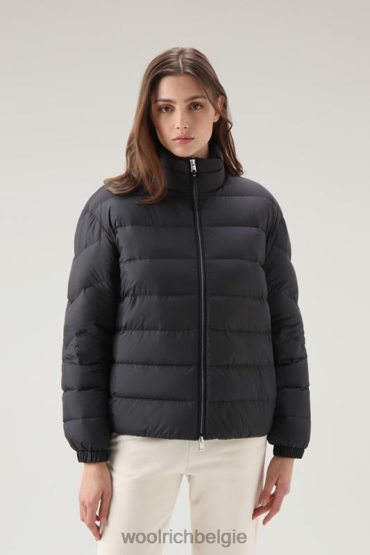 Ellis donsjack van microvezel Woolrich vrouwen 8TTN0296 zwart kleding