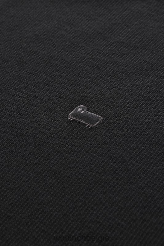 klassieke trui met ronde hals Woolrich Heren 8TTN0714 zwart kleding
