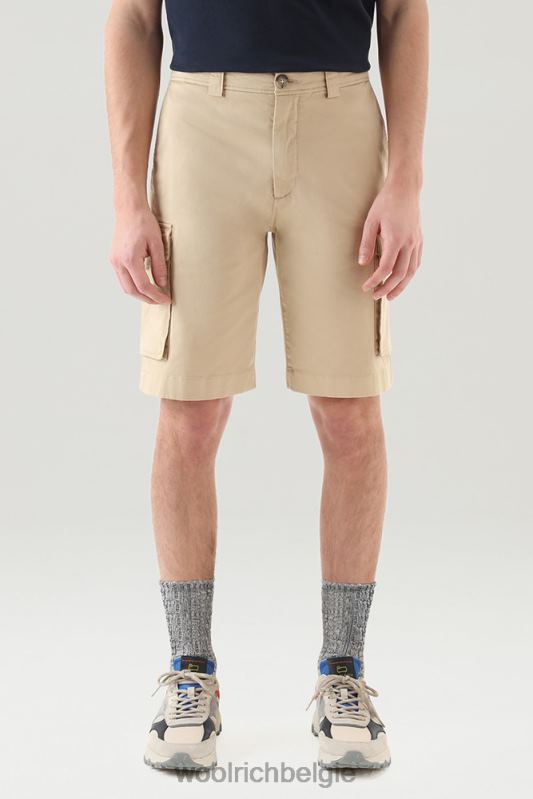 kledinggeverfde cargoshort 1 Woolrich Heren 8TTN0382 strandzand kleding