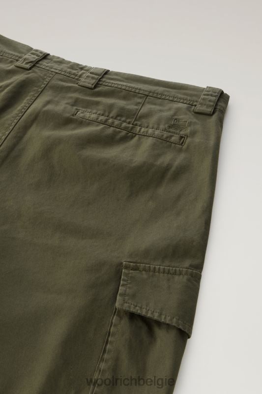 kledinggeverfde cargoshort 2 Woolrich Heren 8TTN0603 donkergroen kleding