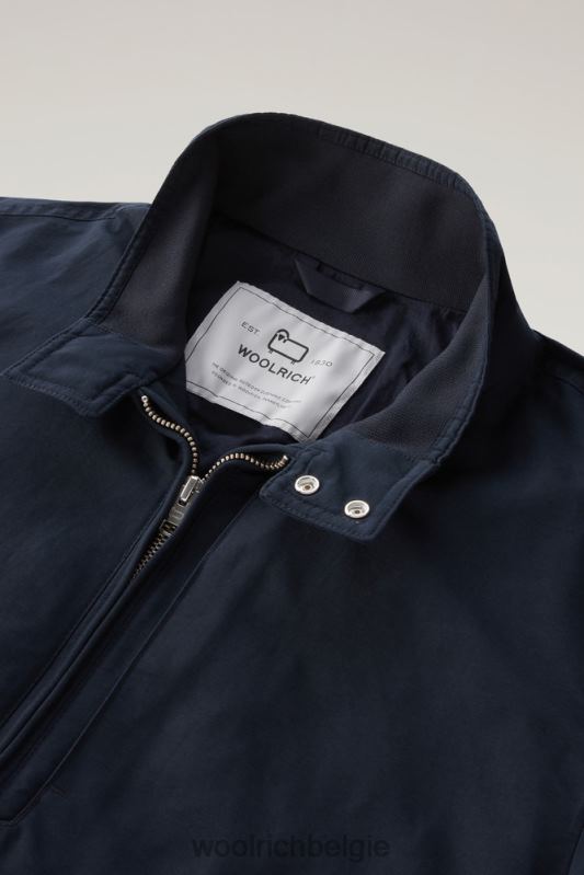 kruiserbommenwerper in lichte eco-ramar Woolrich Heren 8TTN0409 Melton blauw kleding