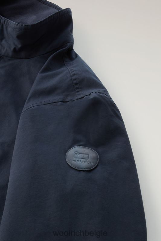 kruiserbommenwerper in lichte eco-ramar Woolrich Heren 8TTN0409 Melton blauw kleding