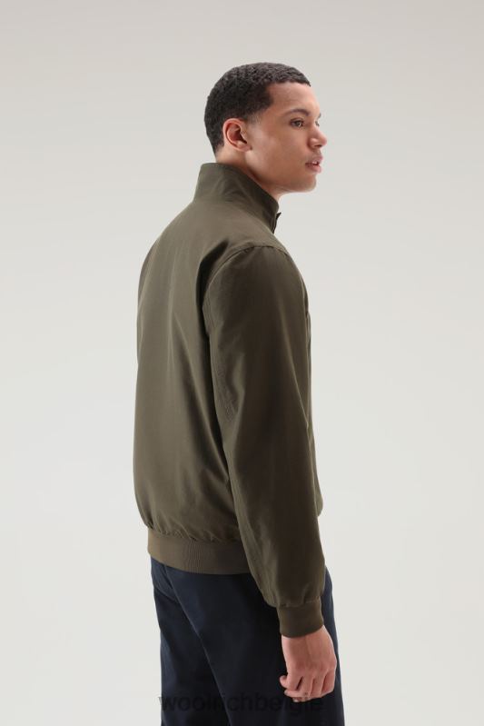 kruiserbommenwerper in lichte eco-ramar Woolrich Heren 8TTN0453 donkergroen kleding