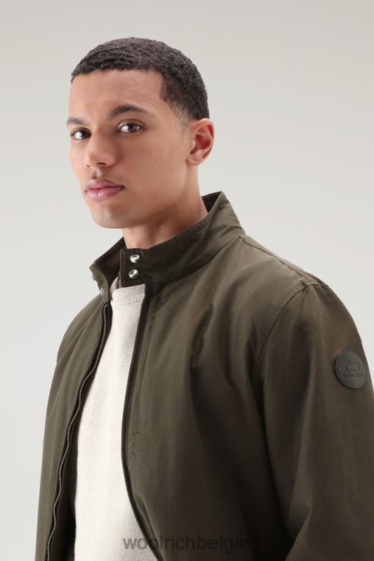 kruiserbommenwerper in lichte eco-ramar Woolrich Heren 8TTN0453 donkergroen kleding