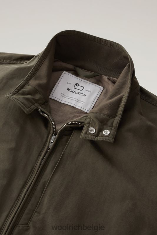 kruiserbommenwerper in lichte eco-ramar Woolrich Heren 8TTN0453 donkergroen kleding