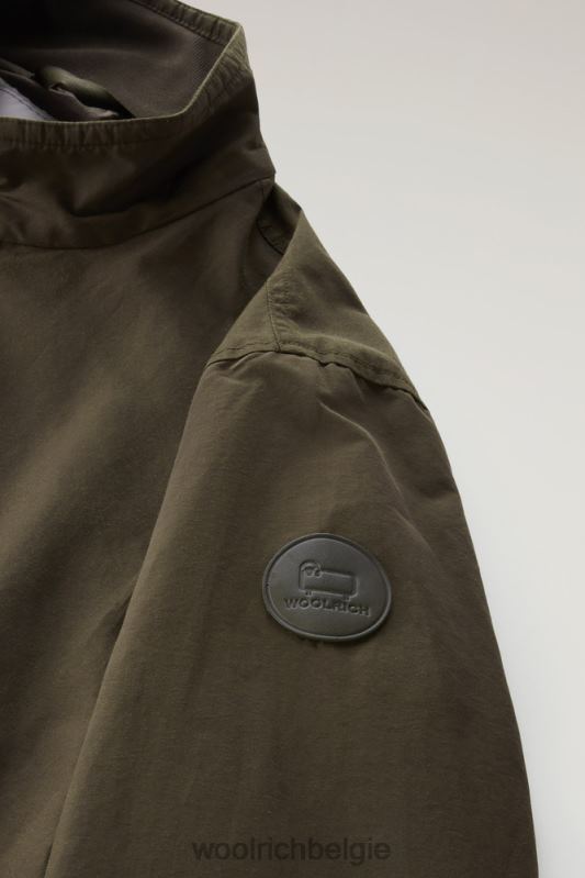 kruiserbommenwerper in lichte eco-ramar Woolrich Heren 8TTN0453 donkergroen kleding