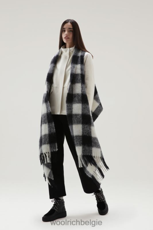 kuna-jasje van een mix van wol en kasjmier Woolrich vrouwen 8TTN0217 melkachtige crème kleding
