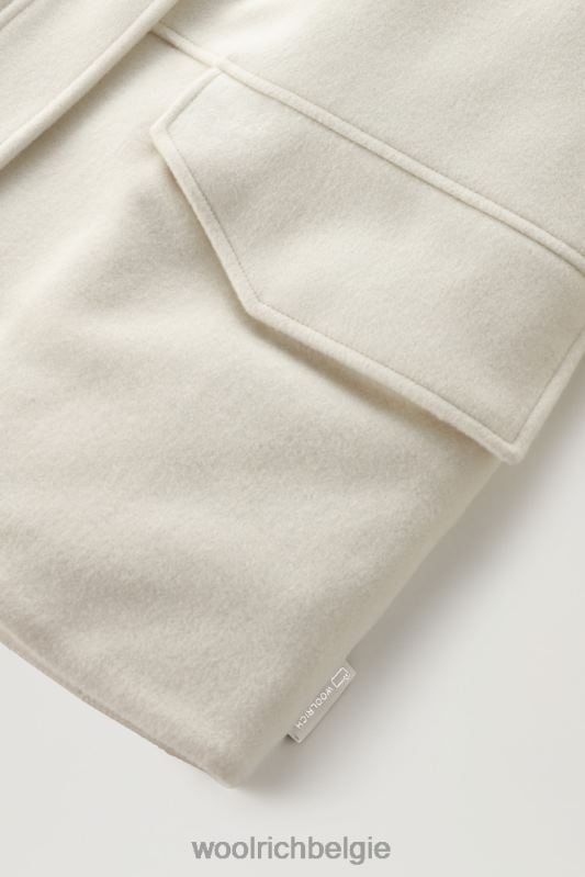kuna-jasje van een mix van wol en kasjmier Woolrich vrouwen 8TTN0217 melkachtige crème kleding