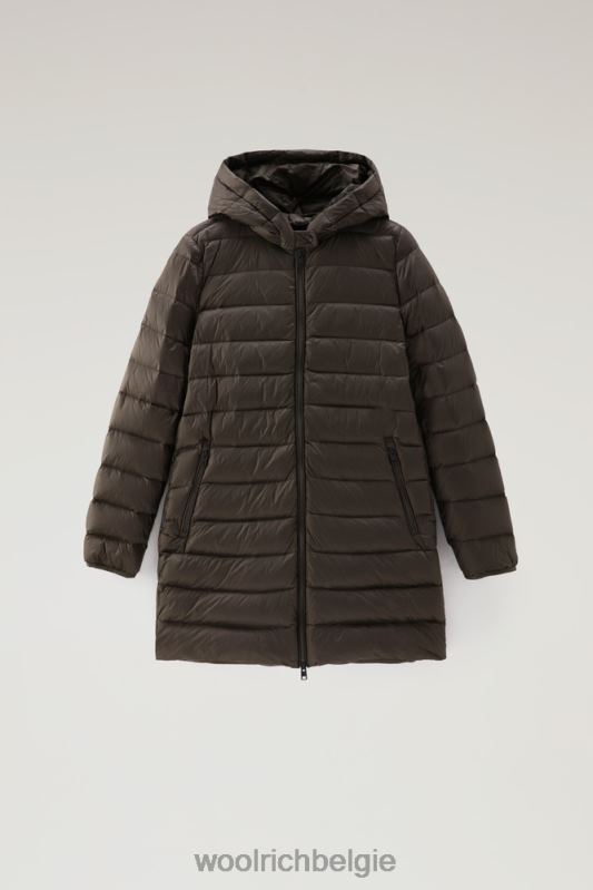 lange militaire 3-in-1 parka Woolrich vrouwen 8TTN0297 donkergroen kleding