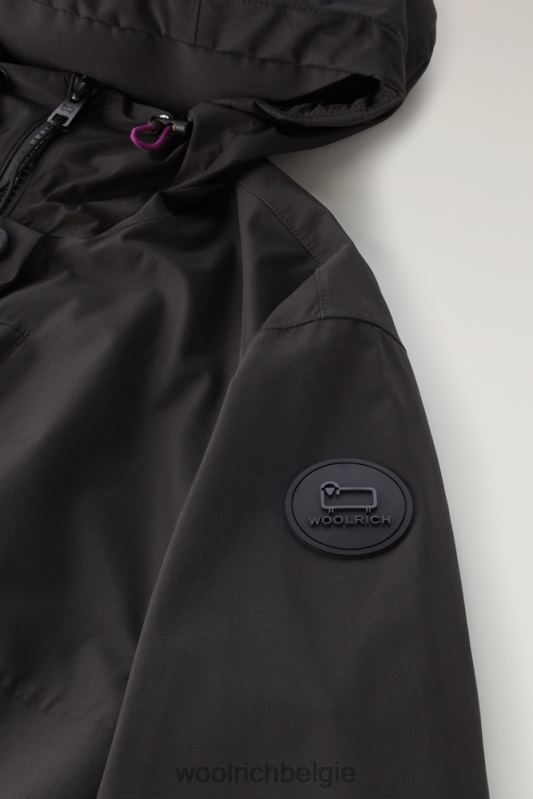lange parka met capuchon van gore-tex infinium Woolrich vrouwen 8TTN057 zwart kleding