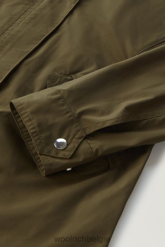 lange zomerparka met urban touch Woolrich vrouwen 8TTN041 donkergroen kleding