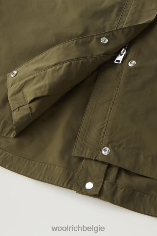 lange zomerparka met urban touch Woolrich vrouwen 8TTN041 donkergroen kleding