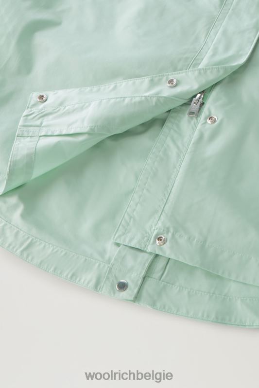 lange zomerparka met urban touch Woolrich vrouwen 8TTN065 haven groen kleding