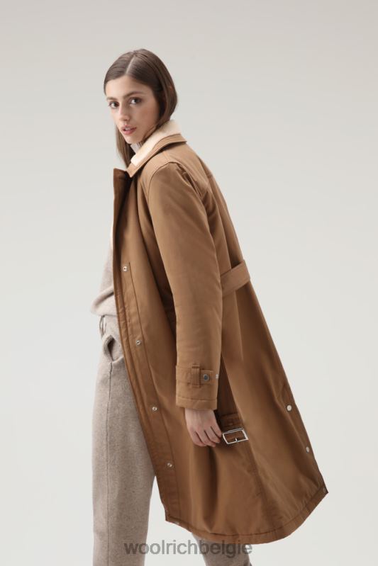 latimore jas met primaloft vulling Woolrich vrouwen 8TTN0228 donkere kameel kleding
