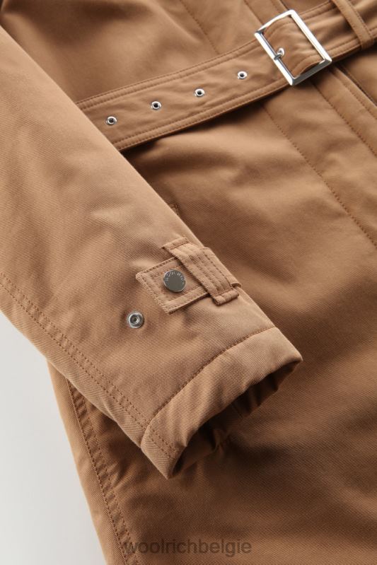 latimore jas met primaloft vulling Woolrich vrouwen 8TTN0228 donkere kameel kleding