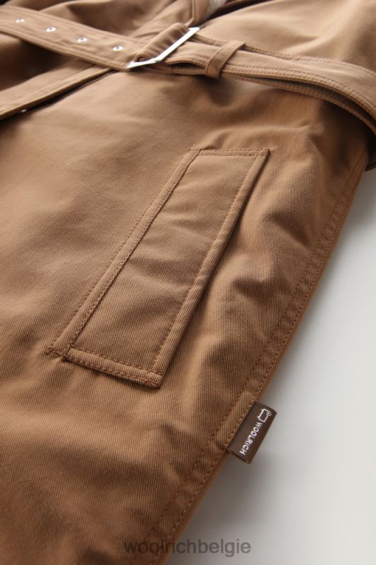 latimore jas met primaloft vulling Woolrich vrouwen 8TTN0228 donkere kameel kleding
