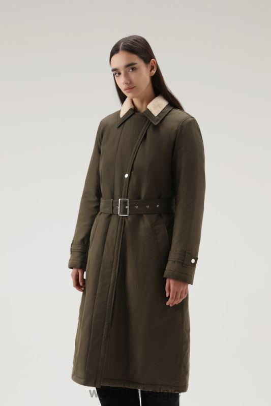 latimore jas met primaloft vulling Woolrich vrouwen 8TTN0234 donkergroen kleding