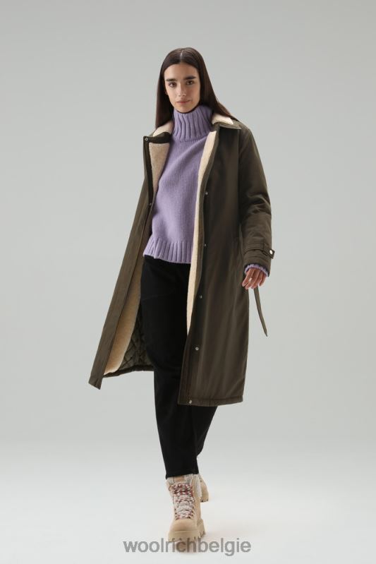 latimore jas met primaloft vulling Woolrich vrouwen 8TTN0234 donkergroen kleding